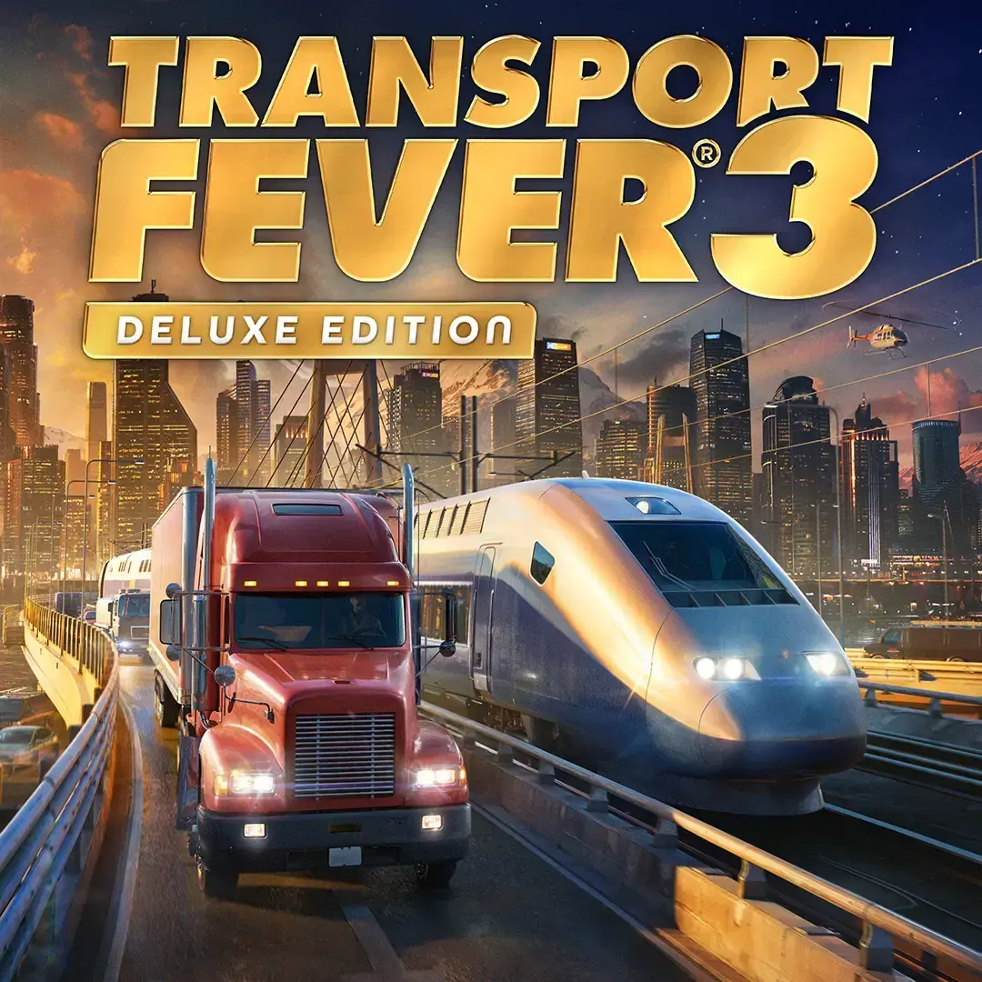 Transport Fever 3 Deluxe Edition cover art.